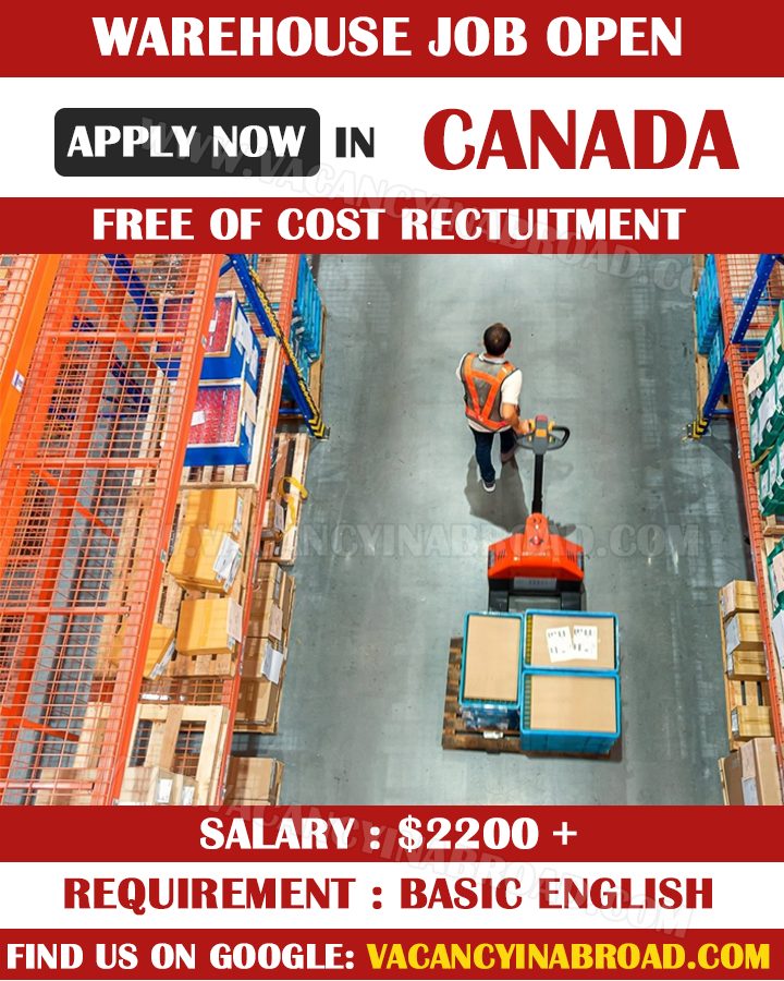 Warehouse Job in Canada
